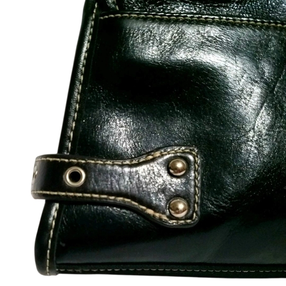 Franco Sarto Black Purse (B6) - Picture 7 of 11